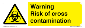 Warning risk of cross contamination